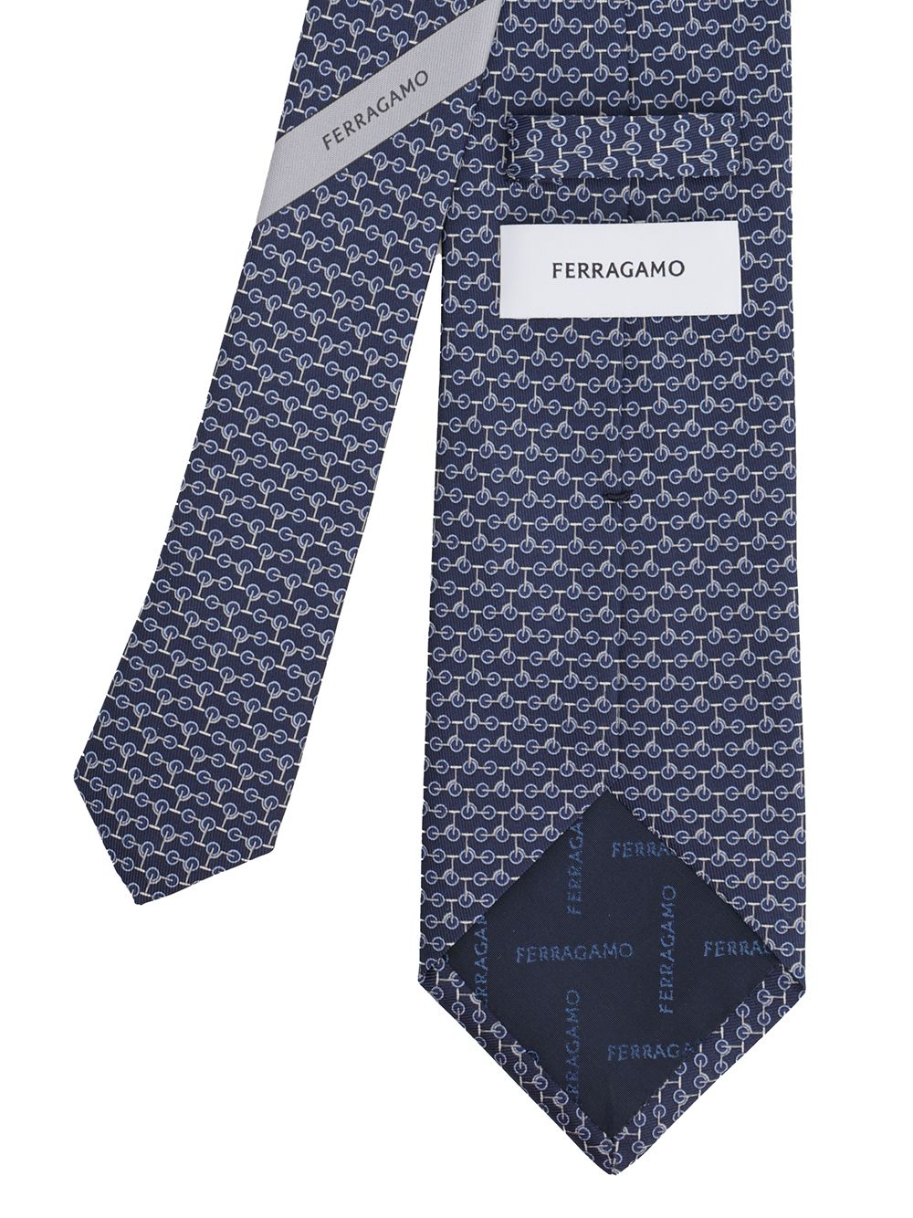 Ferragamo Silk Tie Ties And Bow Ties - Blue | 138f73ffb22cdc972b91d691eb50deb73f2dbf17