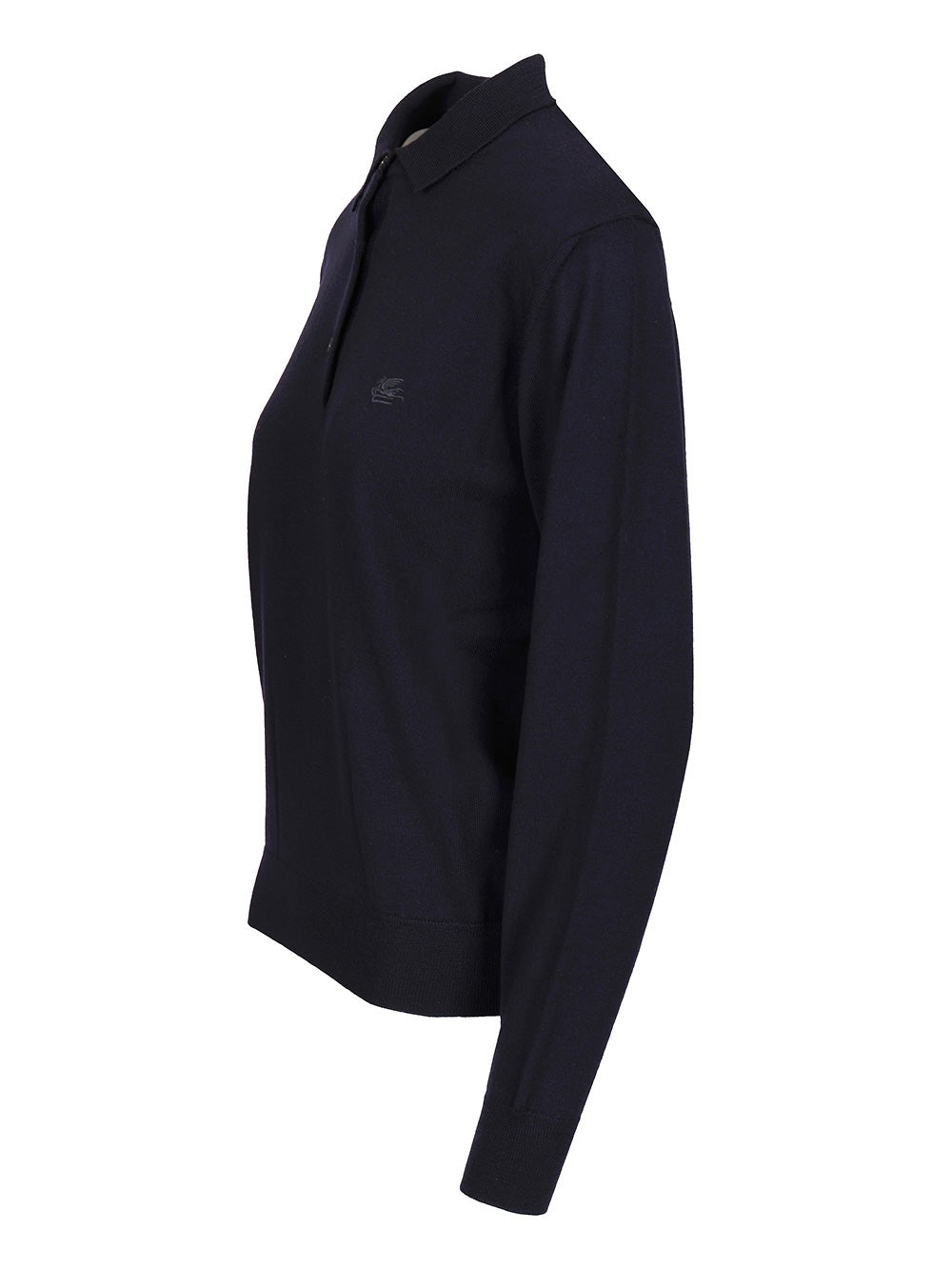 Etro Wool Polo Shirt Knitwear - Blue | b12abd05aea6b672f4a8b7d7c16ff6fa9b28c1c9