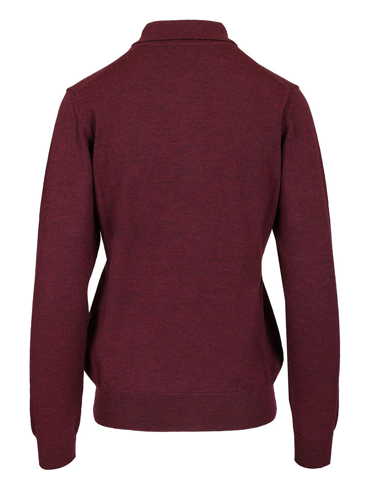 Etro Wool Polo Shirt Knitwear - Bordeaux | a5b3495957f226100b3a4935ea6374490c0d5cdf