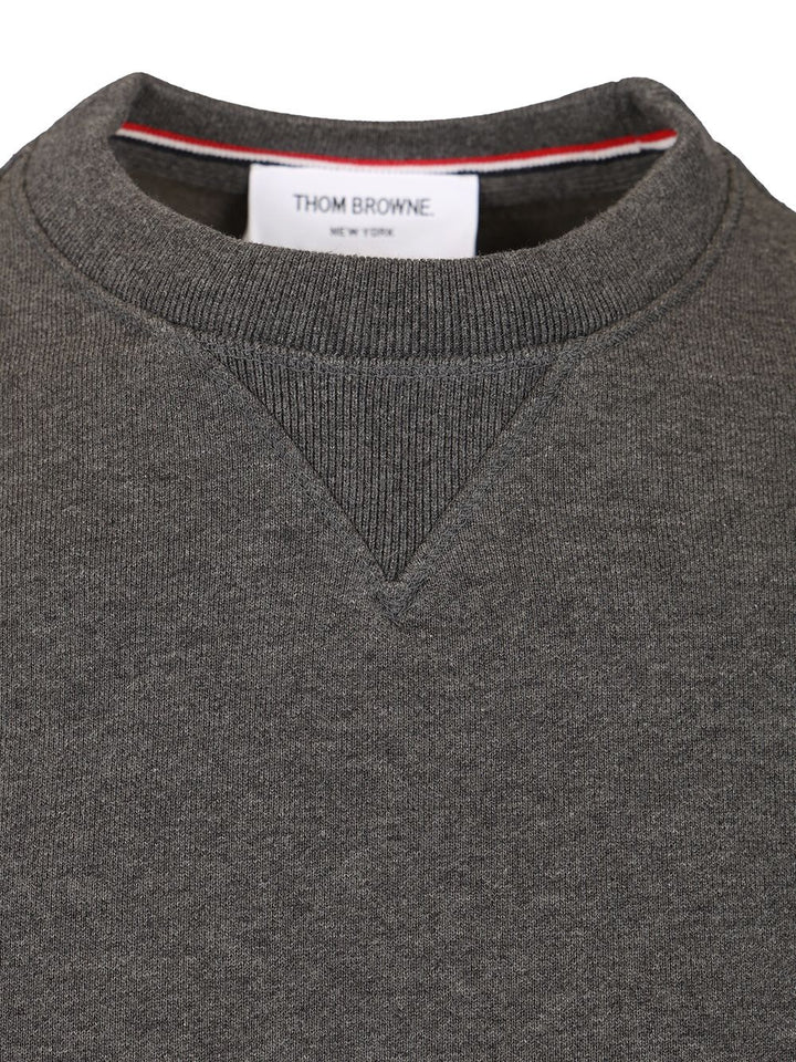 Thom Browne Loopback 4-Bar Sweatshirts - Grey | 4a95f829cbbf38a9a5b54fdb81008411bc5c9768