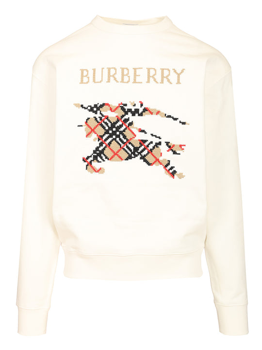 Cotton Sweatshirt Sweatshirts White