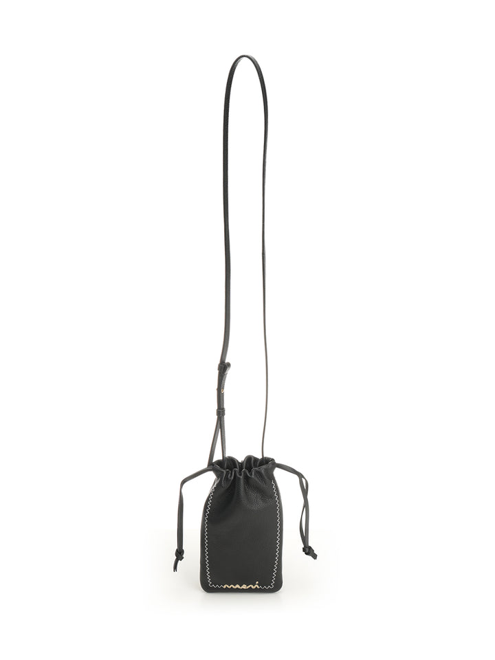 Marni Leather Phone Holder Handbags - Black | 1f8558a6837d0ef7b6ce0b6b9ff1429b1847d93b