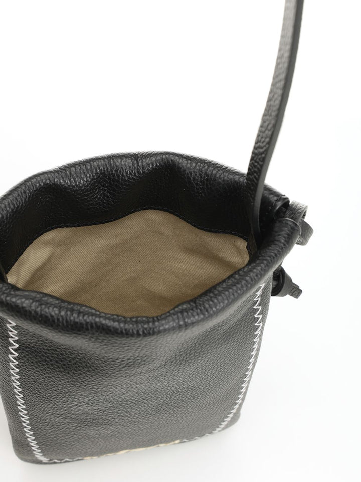 Marni Leather Phone Holder Handbags - Black | 247740d16fd76014def04fe95102cdf72b97f9ef