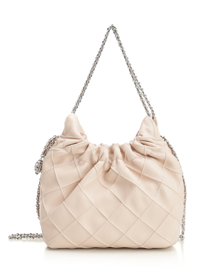 Tory Burch Fleming Drawstring Bag Handbags - Beige | 40429346af63733253607f7411d1ec3d982bb163