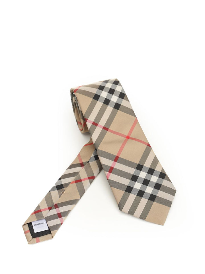 Burberry Check Silk Tie Ties And Bow Ties - Beige | 04f8fe021ae6fb463135ecce1bd8e3b4fb73957e