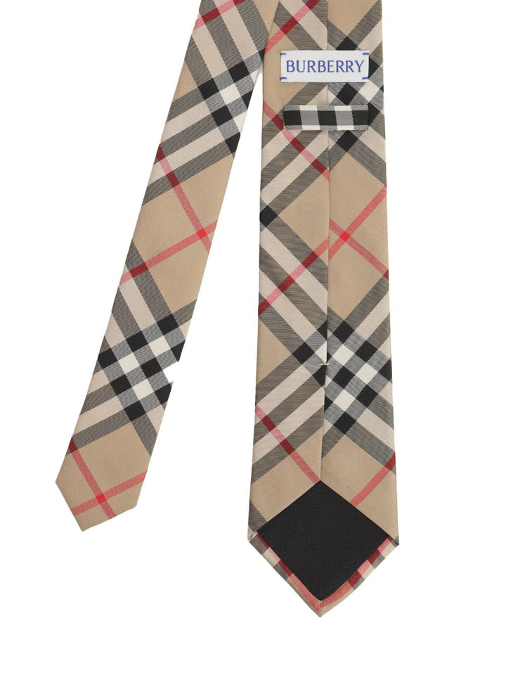 Burberry Check Silk Tie Ties And Bow Ties - Beige | 248ab38784bebbac816c2968e35624a90771f66e