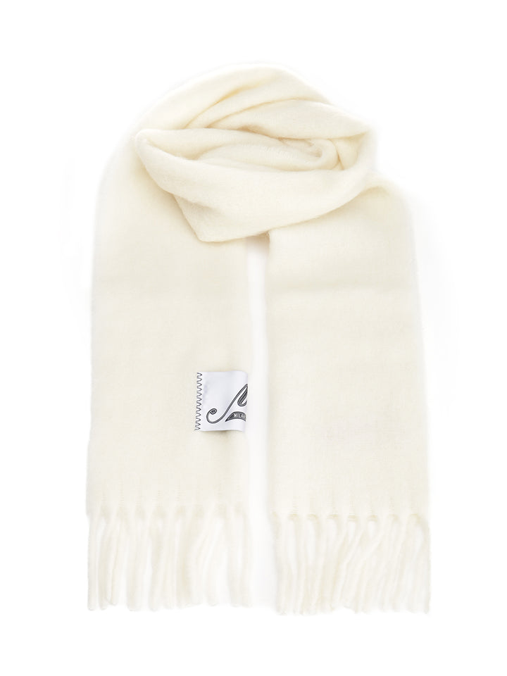Marni Alpaca Scarf Scarves And Foulards - White | de381103cb44f6683f5ba51d6bf2c045ac432701