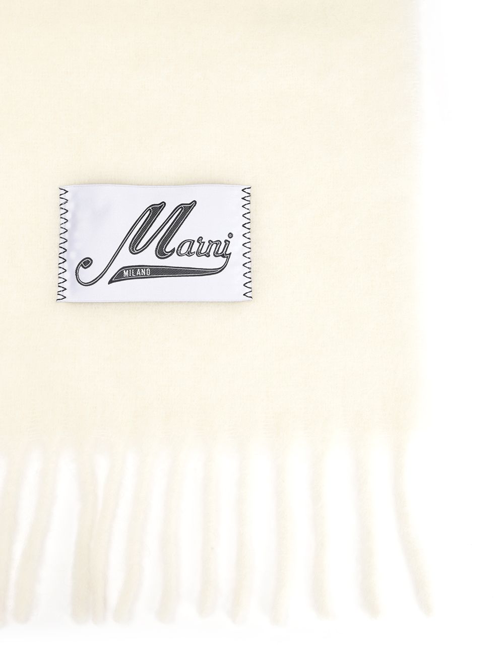 Marni Alpaca Scarf Scarves And Foulards - White | 71dcd39a0f490a99f8e64cc33c99e533aa81b0e6