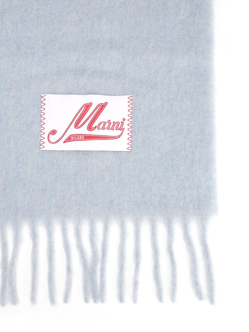 Marni Alpaca Scarf Scarves And Foulards - Light blue | 850064da0d4d1b36a1e7e8980c0561a6021285e1