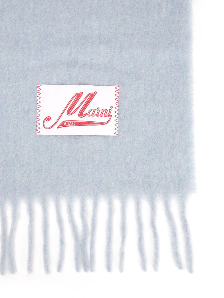 Marni Alpaca Scarf Scarves And Foulards - Light blue | 850064da0d4d1b36a1e7e8980c0561a6021285e1