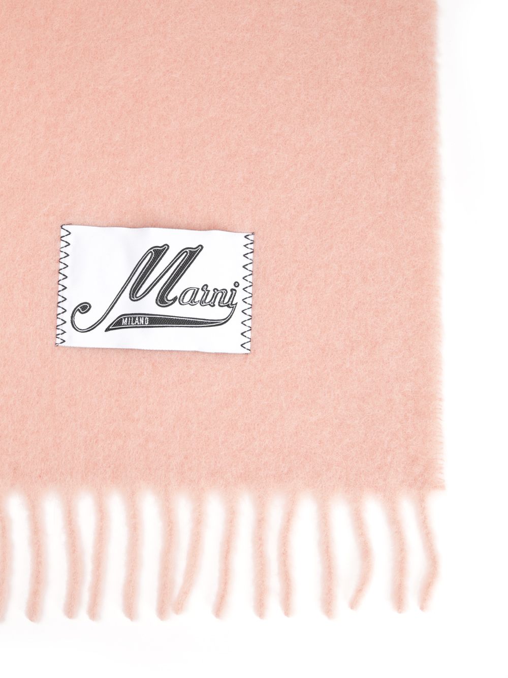Marni Alpaca Scarf Scarves And Foulards - Rose | 682c6c4b34e0cf1e44da6513788f9e61a930fb87