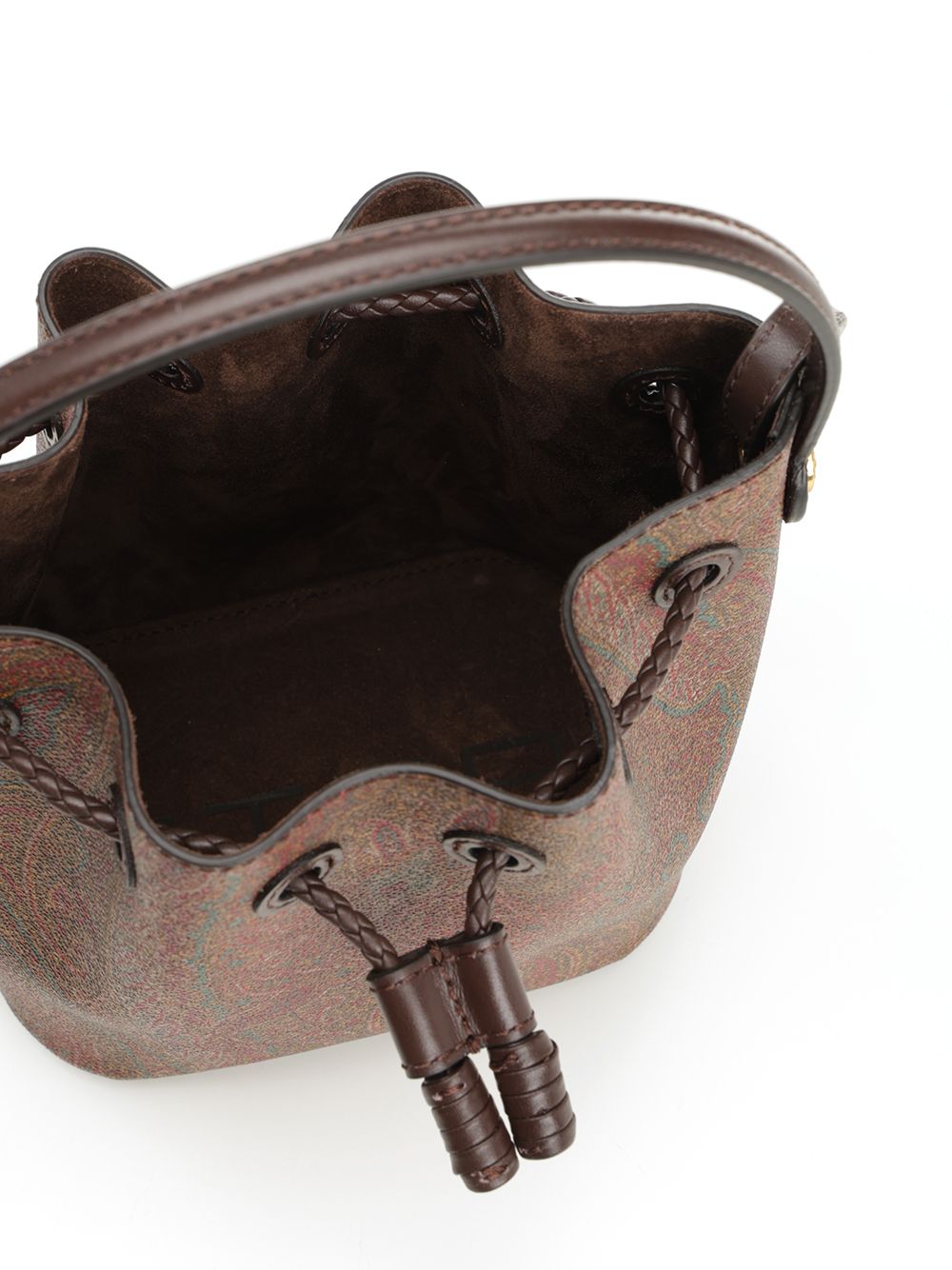 Etro Arnica Mini Bucket Bag Crossbody Bags - Brown | abe055dca4be84e3e2bc8a78776d537d8c96db52