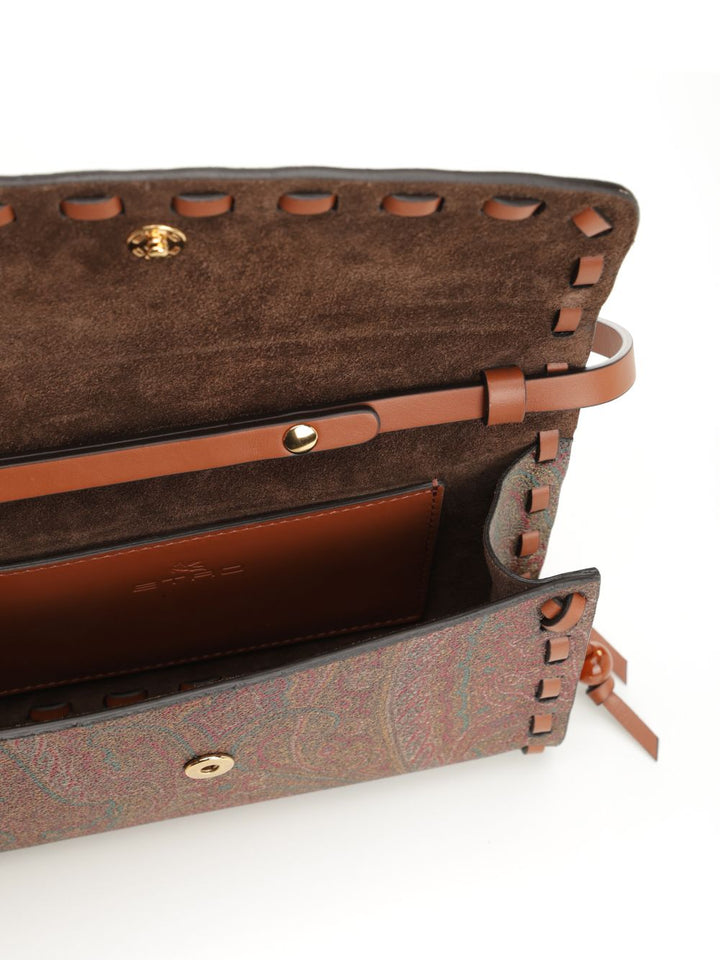 Etro Paisley Shoulder Bag Crossbody Bags - Brown | c602a1f29069776d4f44f47ea7d1fc74ecb45fb7