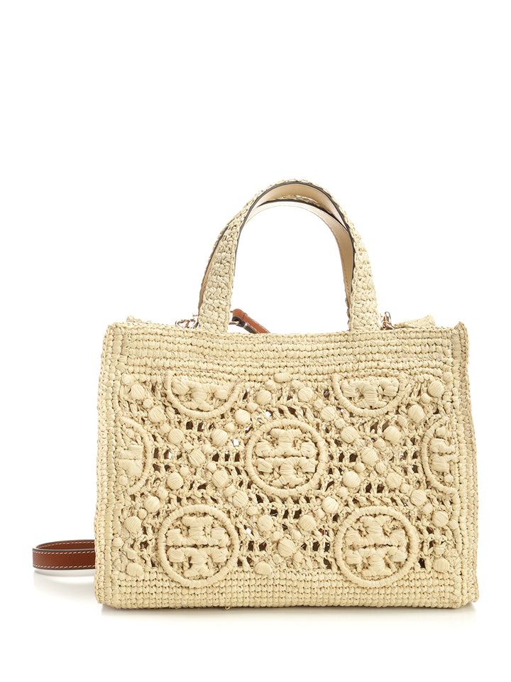 Tory Burch T Monogram Handbags - Beige | 7929403bd8df632878cb27e2766620df129ab0e6
