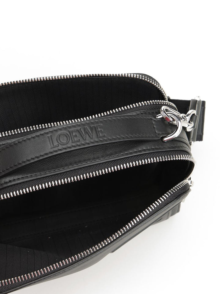 Loewe Black Leather Camera Bag Small leather goods - Black | 01ca297a8197f728221bd0b56b666bcd081dd4cc