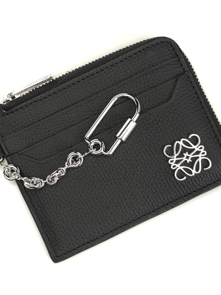 Loewe Anagram Square Card Holder Small leather goods - Black | 5fed639694882d57b6e9af043911103d9154fdaf