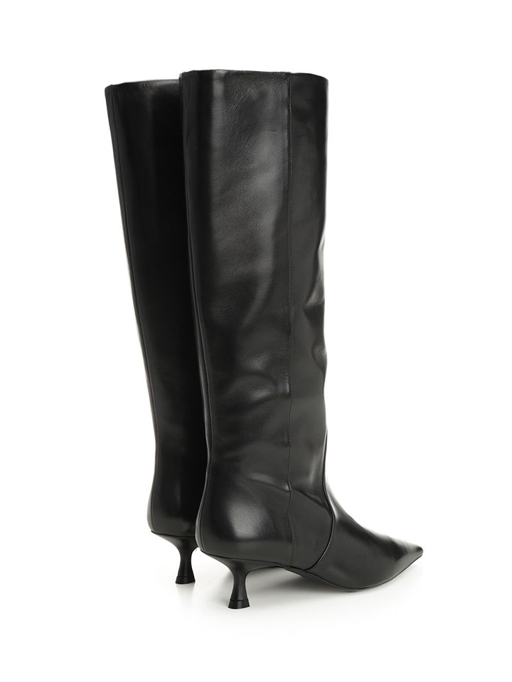 Stuart Weitzman Naomi 50 Boots - Black | d4a831c085774d83227799b5508f8484efda411b