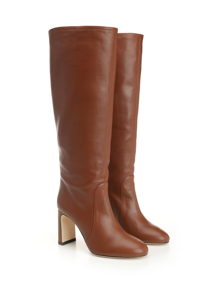 Stuart Weitzman Babette 85 Boots - Brown | 8cae08aa5006a014240b66a1d07ef4f1c39117a8