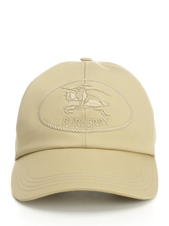 Knight Stamp Baseball Cap Hats Beige