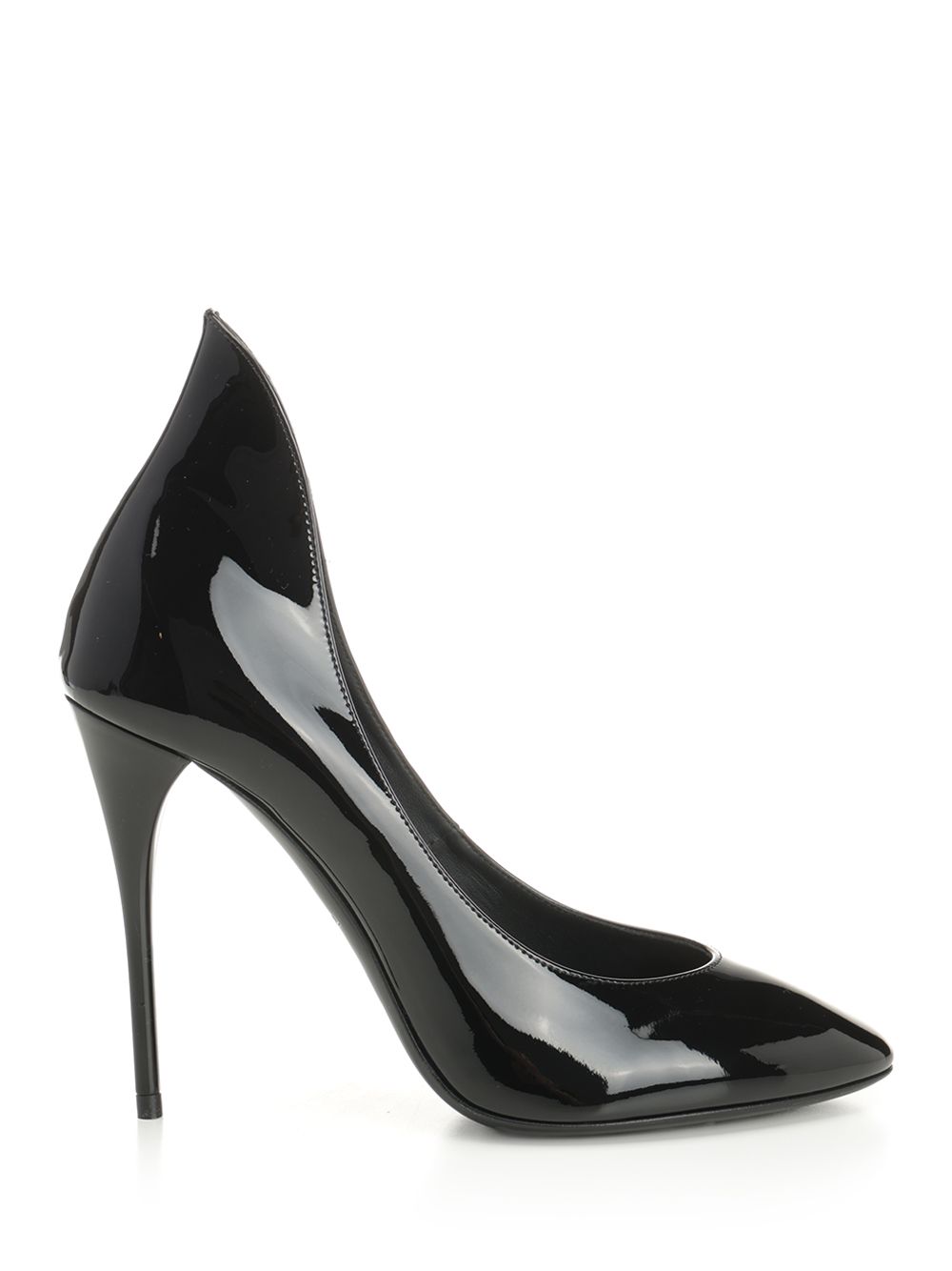 AlaÏA Patent Calfskin Décolleté Pumps - Black | 08c09b9fb738fdd133d8e8517283b5c3fe17b502