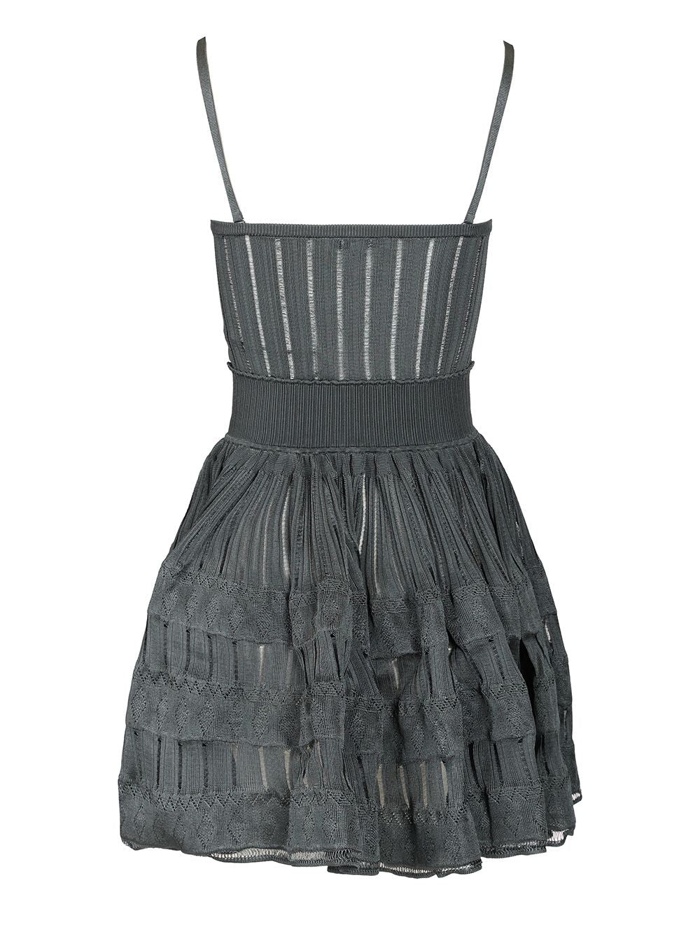 AlaÏA Crinoline Knitted Dress Dresses - Blue | 4cea49c26e843090a9eb5b45442e59c4f4f1e0a0