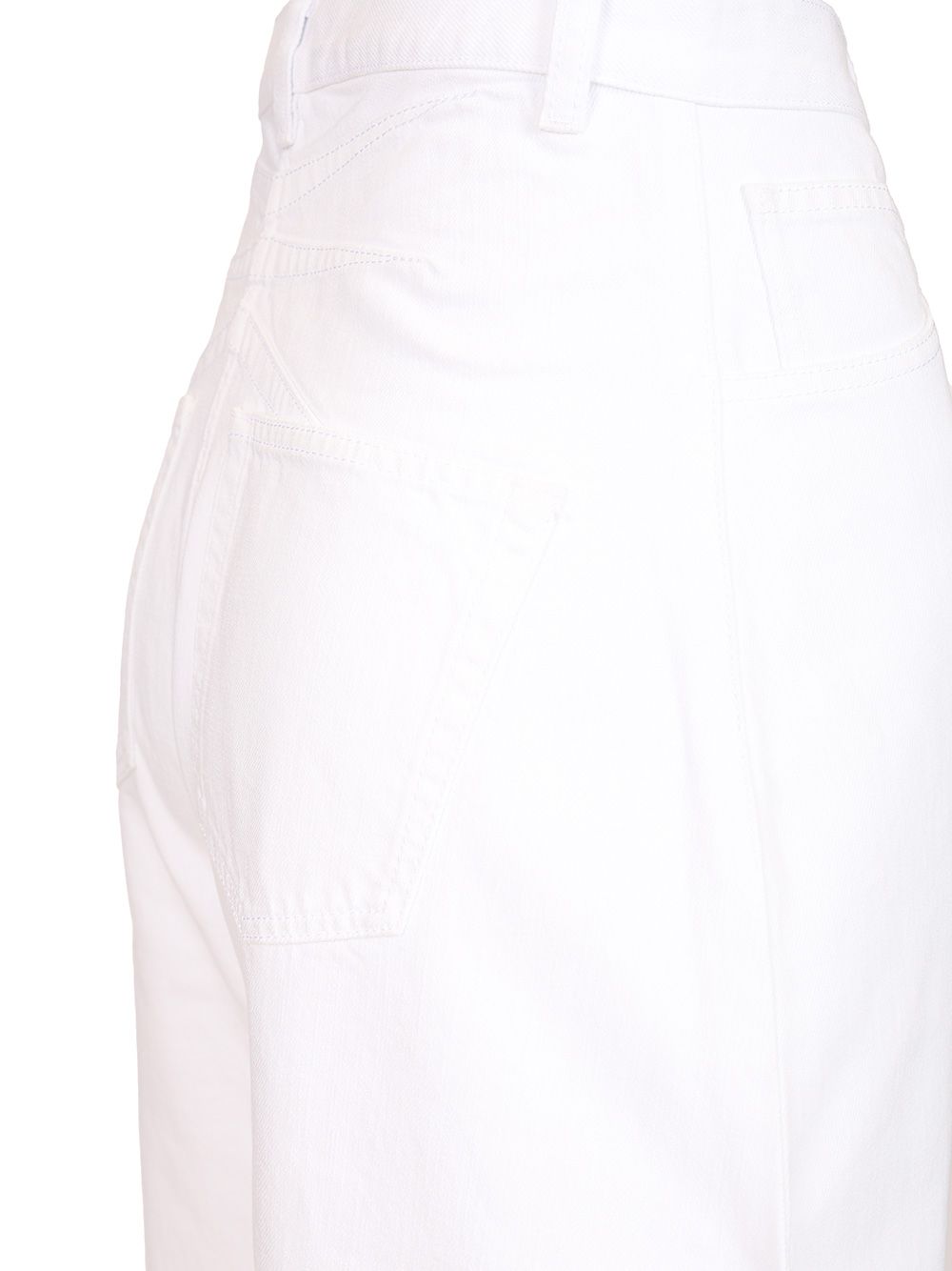 AlaÏA Rounded Jeans - White | 88c3d61d3f8285a1093e160e03841291741b7bc7