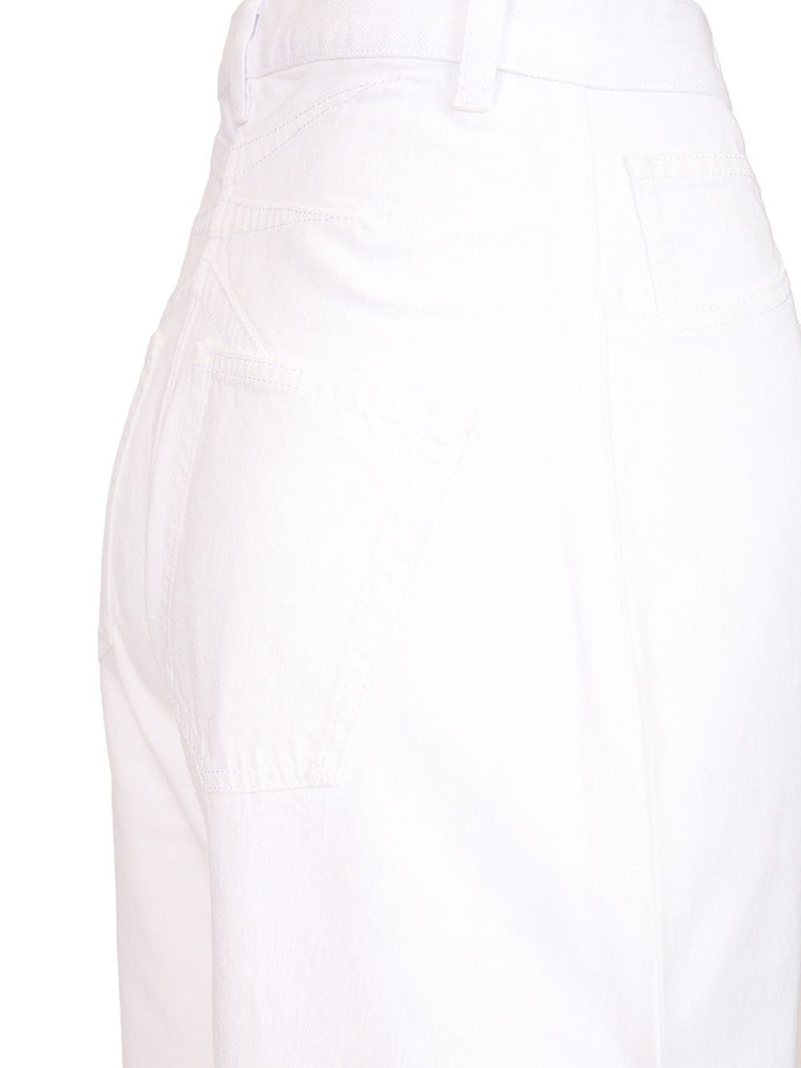 AlaÏA Rounded Jeans - White | 88c3d61d3f8285a1093e160e03841291741b7bc7