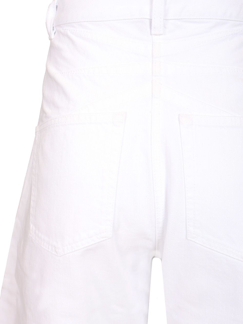 AlaÏA Rounded Jeans - White | 4c3fc10e18bb3f6a0657decb643fdf030d4d9991