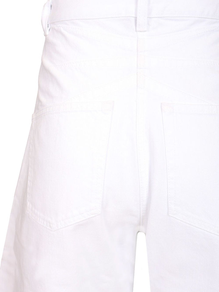 AlaÏA Rounded Jeans - White | 4c3fc10e18bb3f6a0657decb643fdf030d4d9991