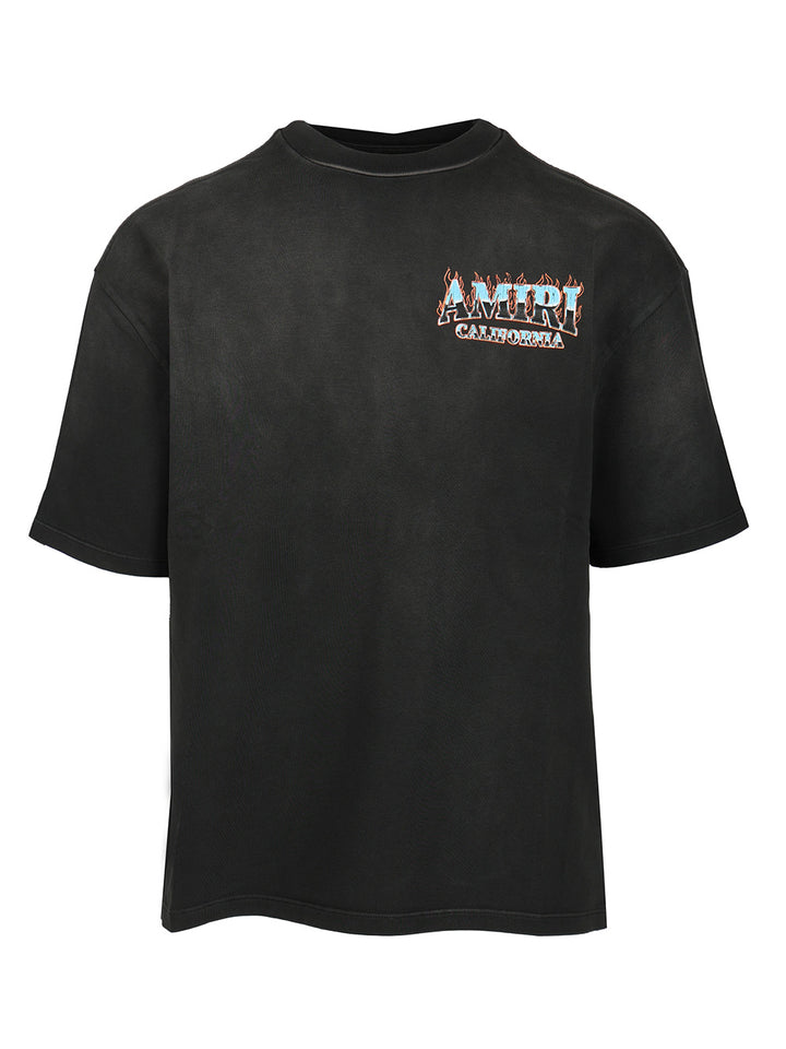 Amiri Amiri Sunny Place Oversized T-Shirt - Black | f28c1ec1d7be3a720a10ba2485a30b2ddda89fc1