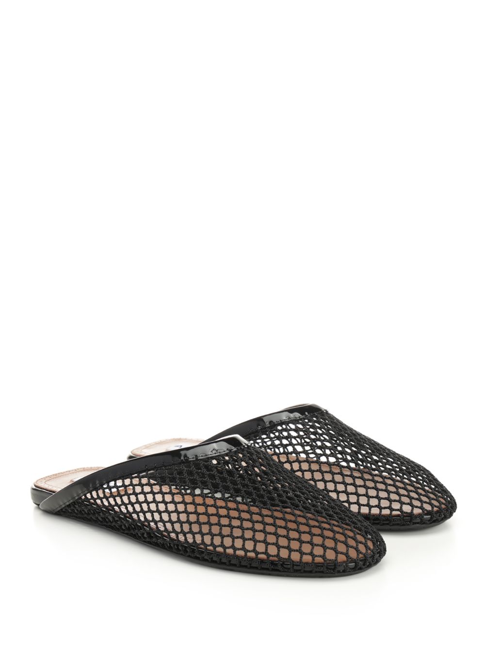 AlaÏA Mesh Flat Mule Scarpe basse - Black | cda3e58f2b9223028e08d122966c37bca8db24ce