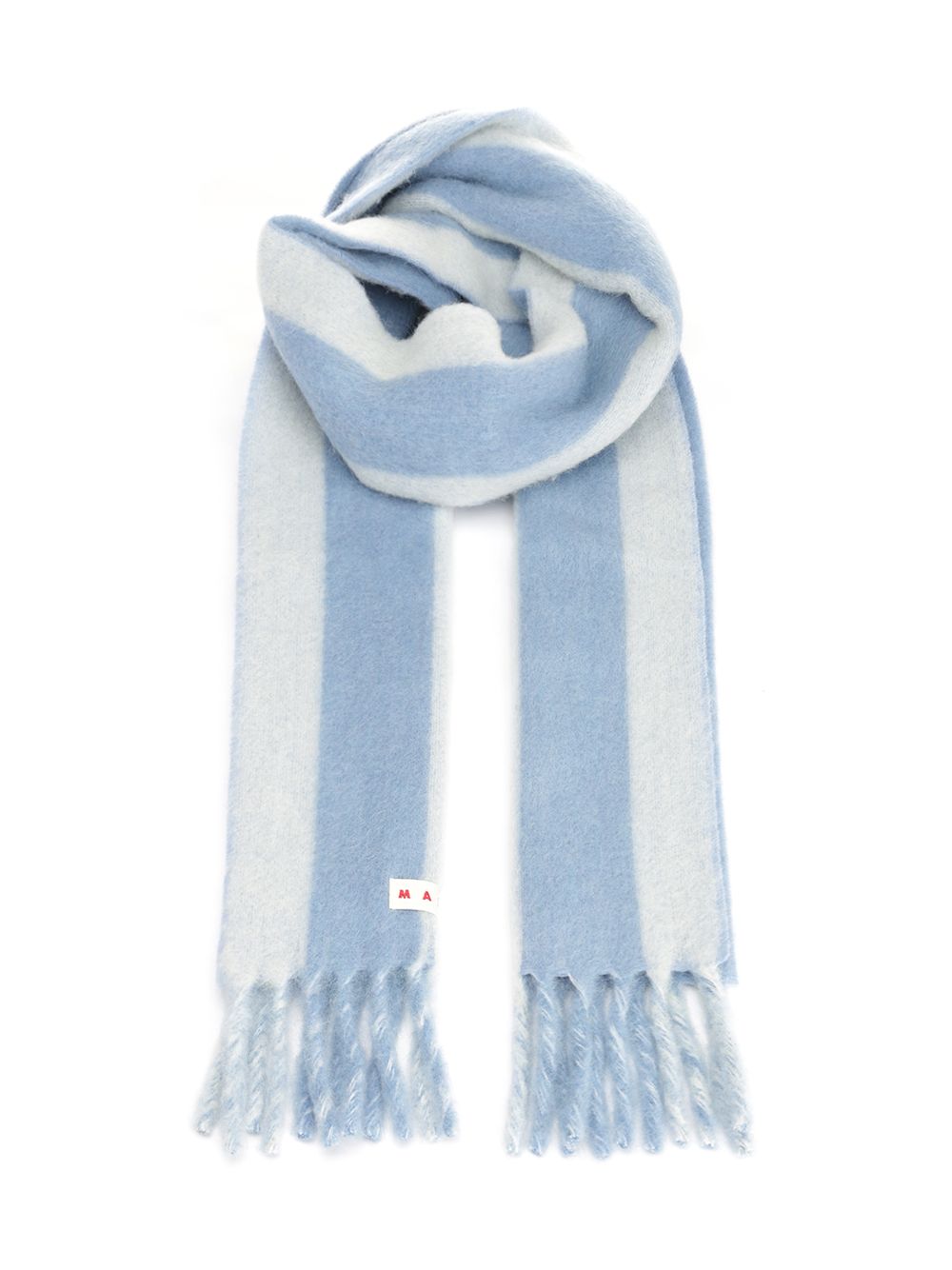 Marni Alpaca And Wool Scarf Scarves And Foulards - Light blue | 1b77c365dedbda0a3ad112d3a8771bb3c3f74792