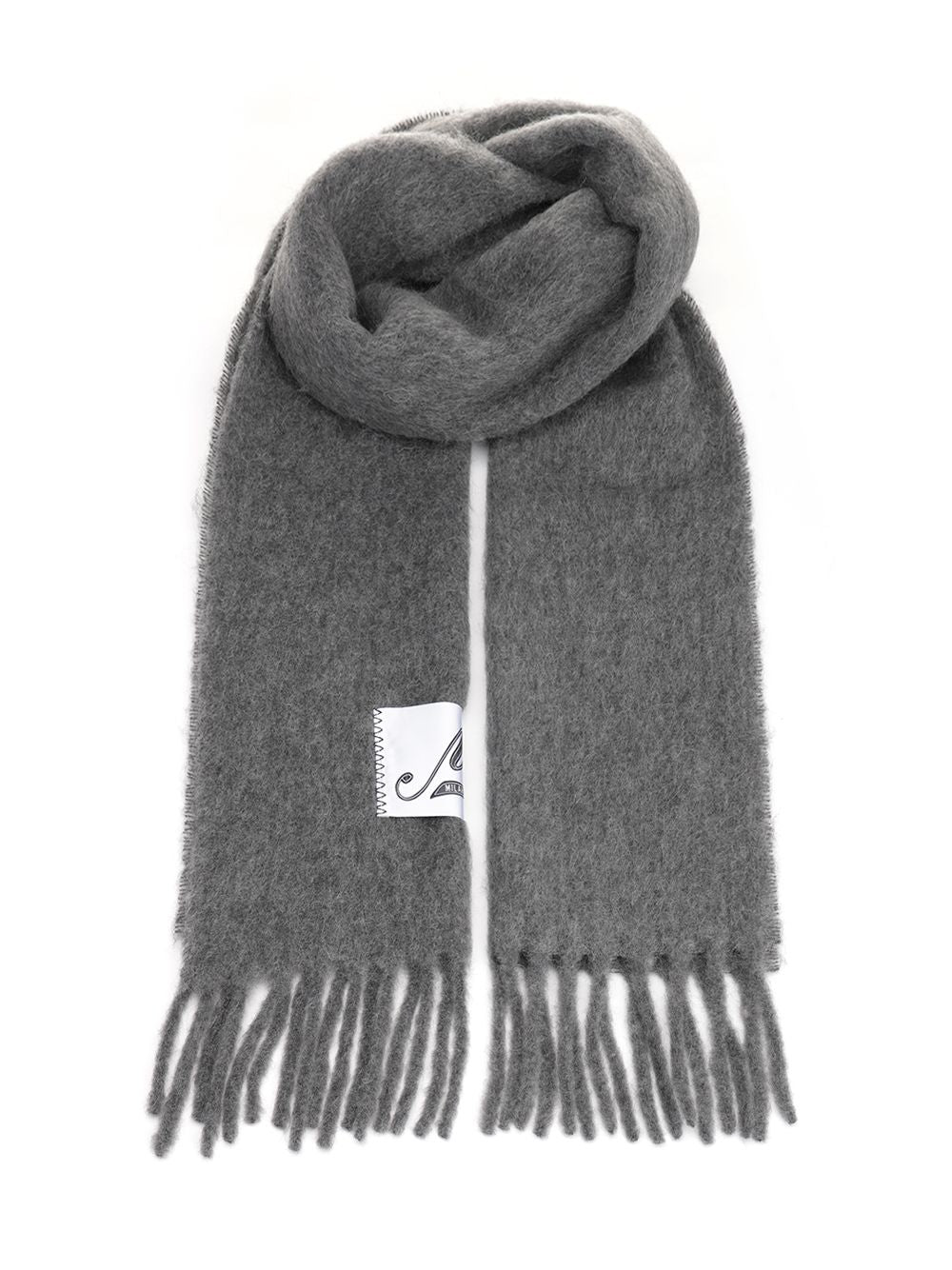 Marni Alpaca Scarf Scarves And Foulards - Grey | 39d808d89f704b5afc25fcc95c7469dff3ff8fd1