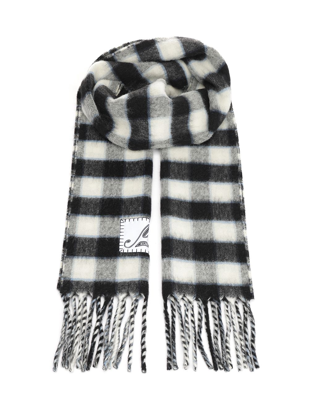 Marni Double-Face Wool Scarf Scarves And Foulards - Grey | 73f5f0abd9dfd4c20ab9b18da5e72f0c3ca1175c