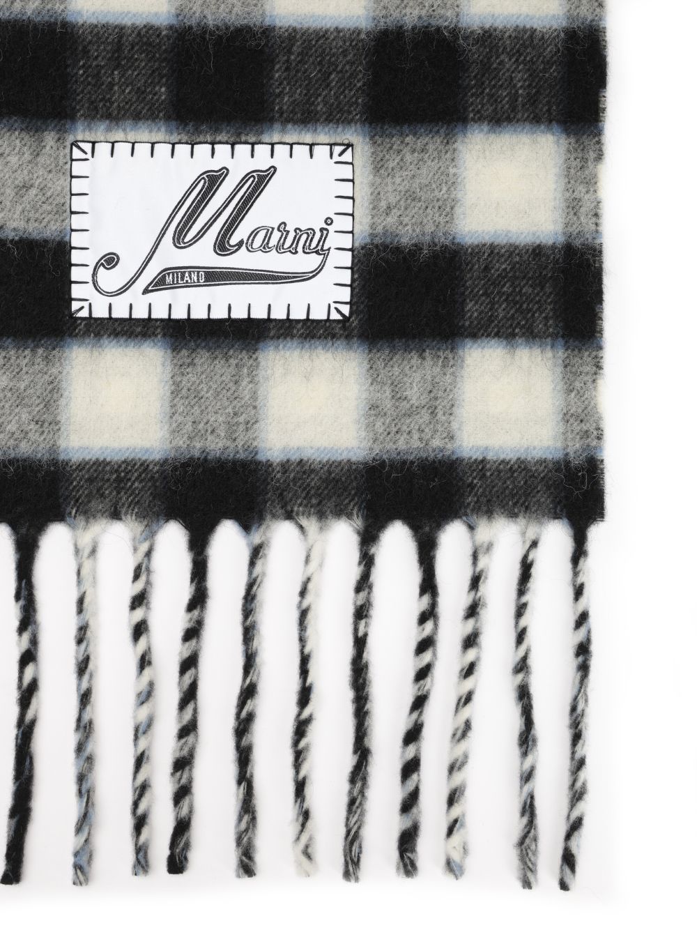 Marni Double-Face Wool Scarf Scarves And Foulards - Grey | bc8afe3fe8bec6365ab6767c2b282d2dbf16638d