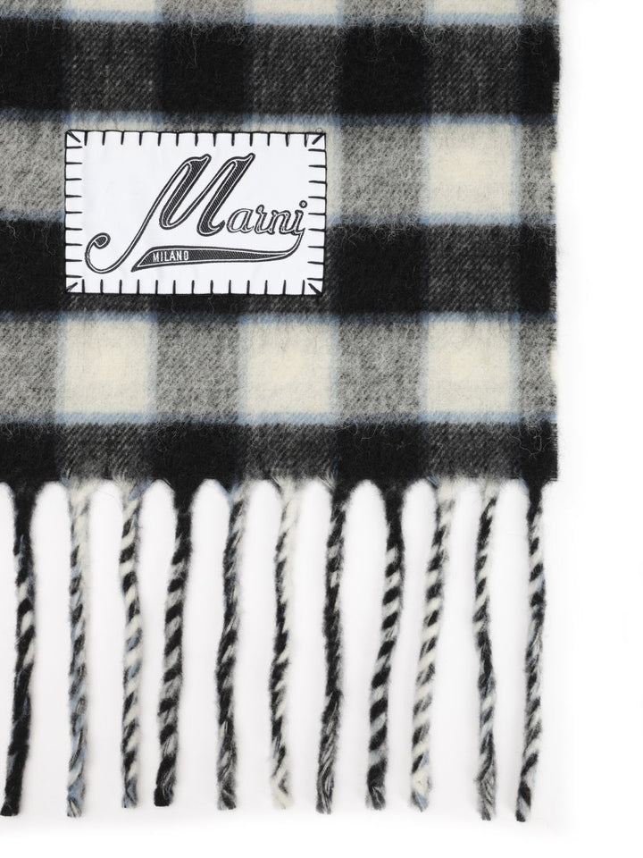 Marni Double-Face Wool Scarf Scarves And Foulards - Grey | bc8afe3fe8bec6365ab6767c2b282d2dbf16638d