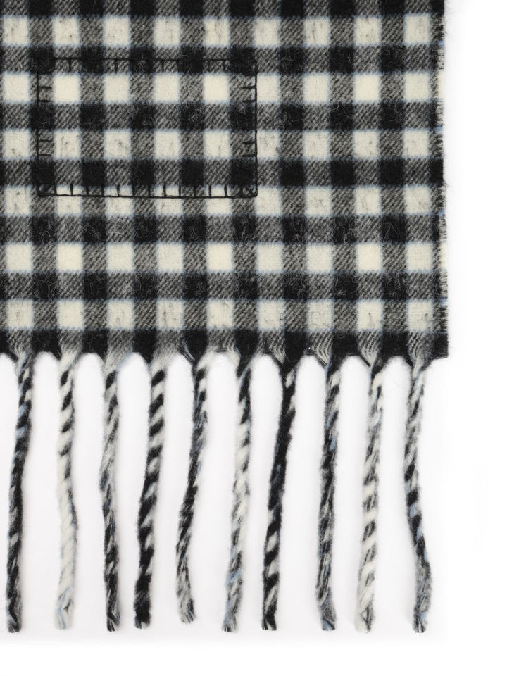 Marni Double-Face Wool Scarf Scarves And Foulards - Grey | 12c75a2e69b57f4a855c23522445a64db94233dd