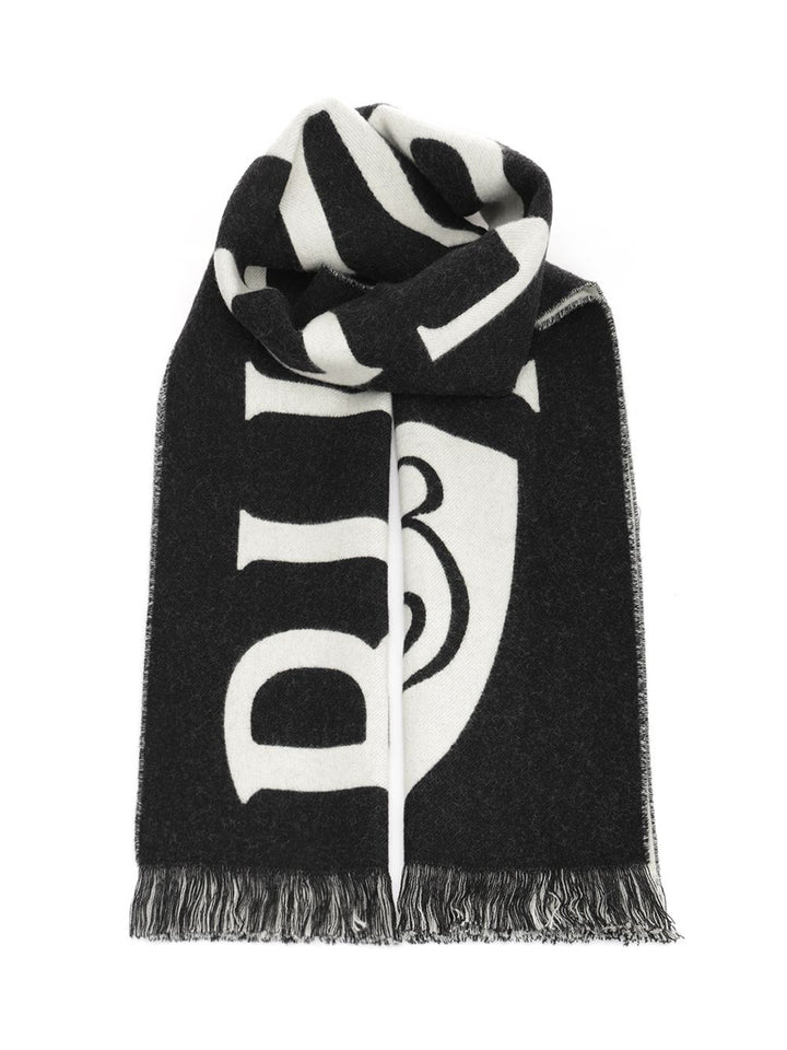 Burberry Wool Scarf Scarves And Foulards - Black | f352caaa30efdba0055acdf90a220fe8a69e0d7b