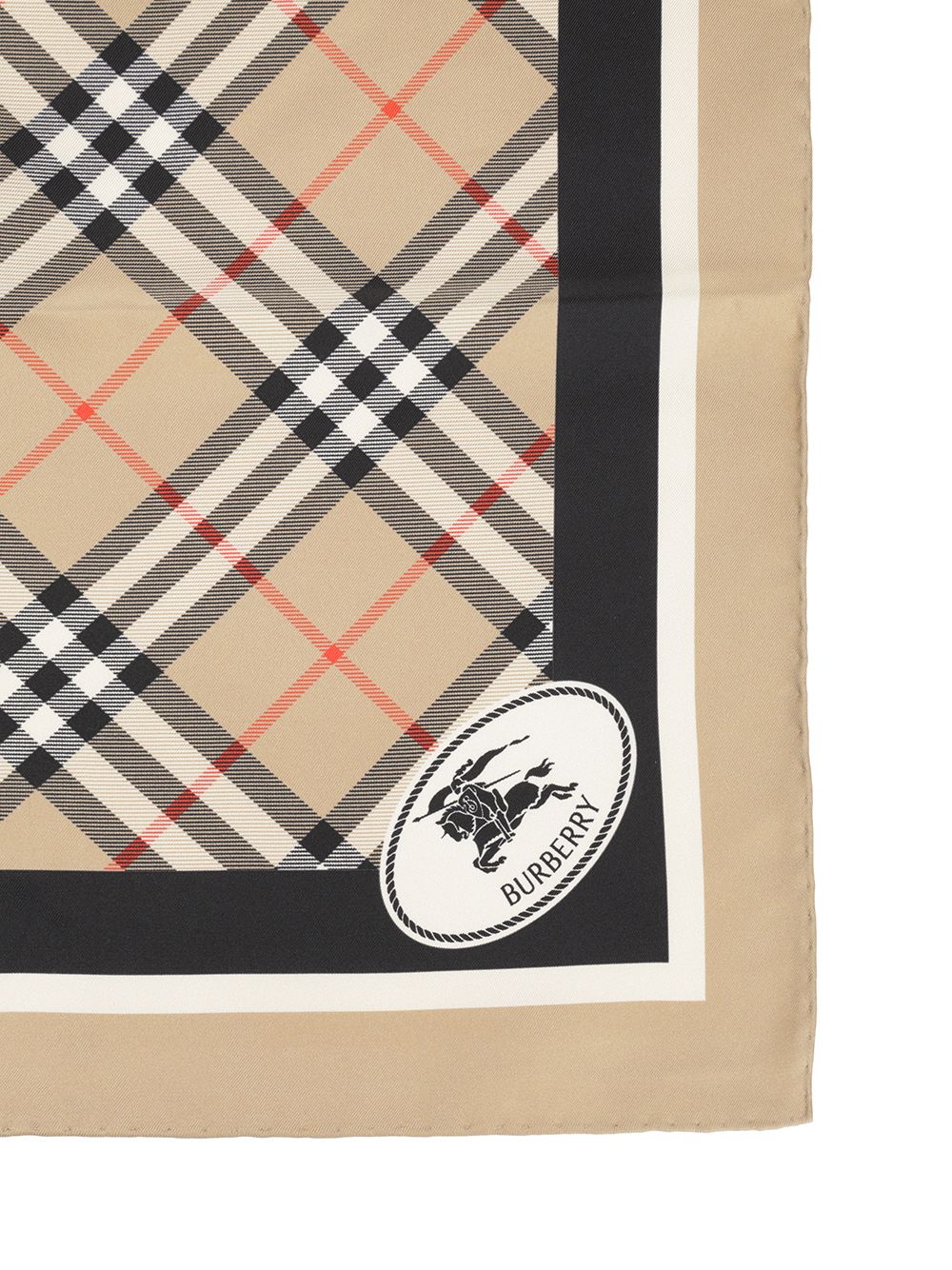 Burberry Check Silk Scarf Scarves And Foulards - Beige | 21418d66c8fb0fec6115e51ed4bd5d3d5f234856