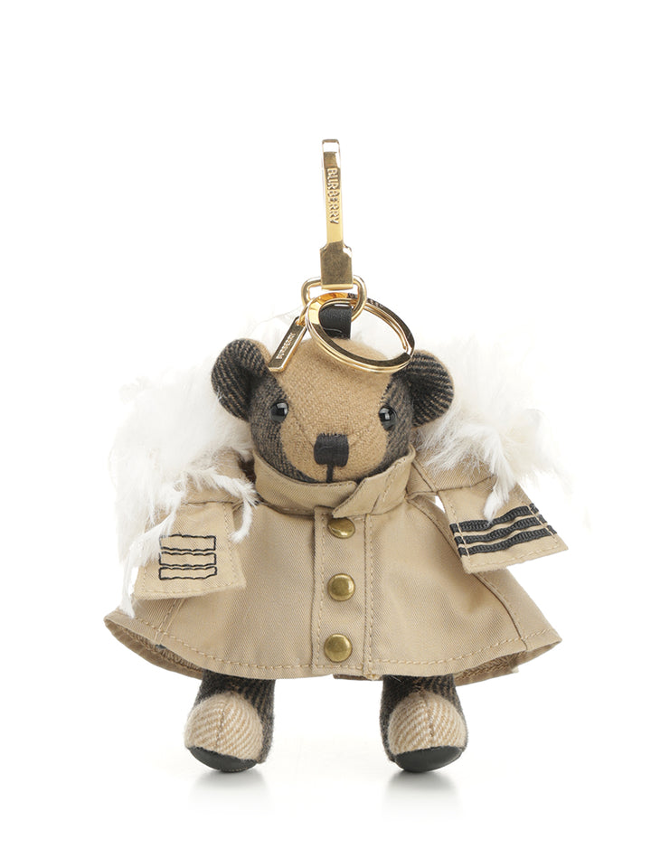 Burberry Thomas Bear Charm Keyrings - Beige | bec8a42b86232a837278edb3deb2ce5af8860d2c