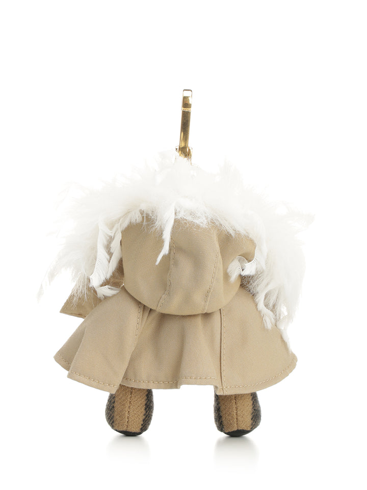 Burberry Thomas Bear Charm Keyrings - Beige | 3f65d533b5657ce26c4513423d013c9cee3b1caa