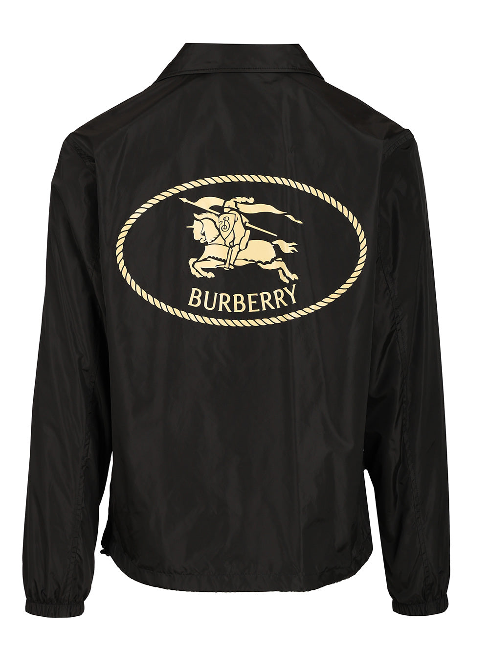 Burberry Burberry Knight Stamp Nylon Track Jacket Jackets - Black | 84a2b7df5a59b14c050fd2061da6a628454dc2a1