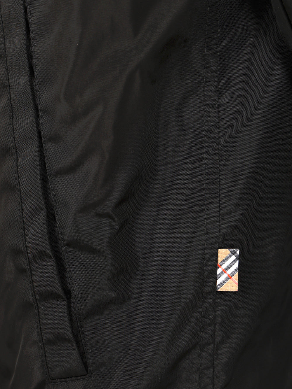 Burberry Burberry Knight Stamp Nylon Track Jacket Jackets - Black | cede0243ae4bb0da96712e1841efcd3a7f23cbb5