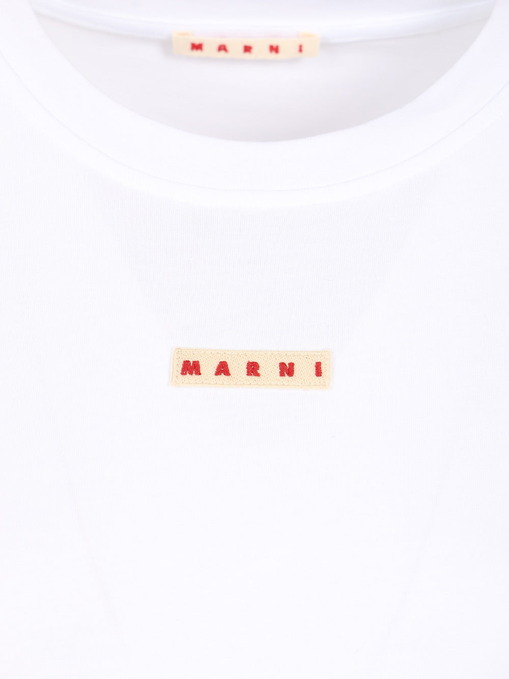 Marni Cotton T-Shirt - White | df8b787f7ee72e2c9263dc9f4781a5fb62cc080a