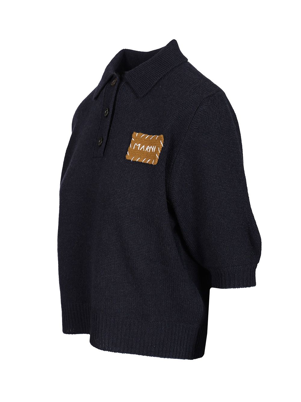 Marni Cashmere Polo Sweater Polo shirt - Blue | 74a33ad46310149e9a4e3aa1e0a619690d3355fe