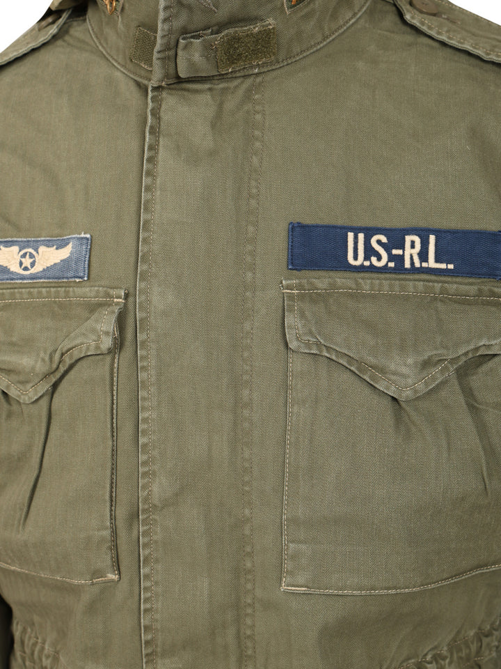 Polo Ralph Lauren Cotton Jacket Jackets - Green | b5b69fe89b43f5a7291ea23a43121dbec855225b