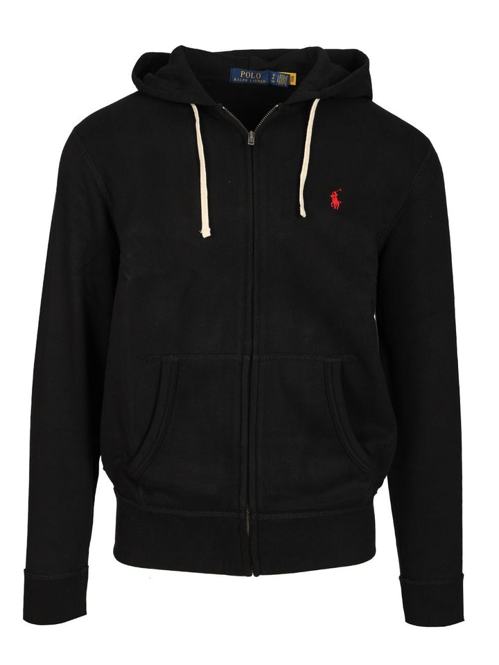 Polo Ralph Lauren Cotton Blend Hoodie Sweatshirts - Black | 3a26358d94492c9f4b183c2220f021922417df74