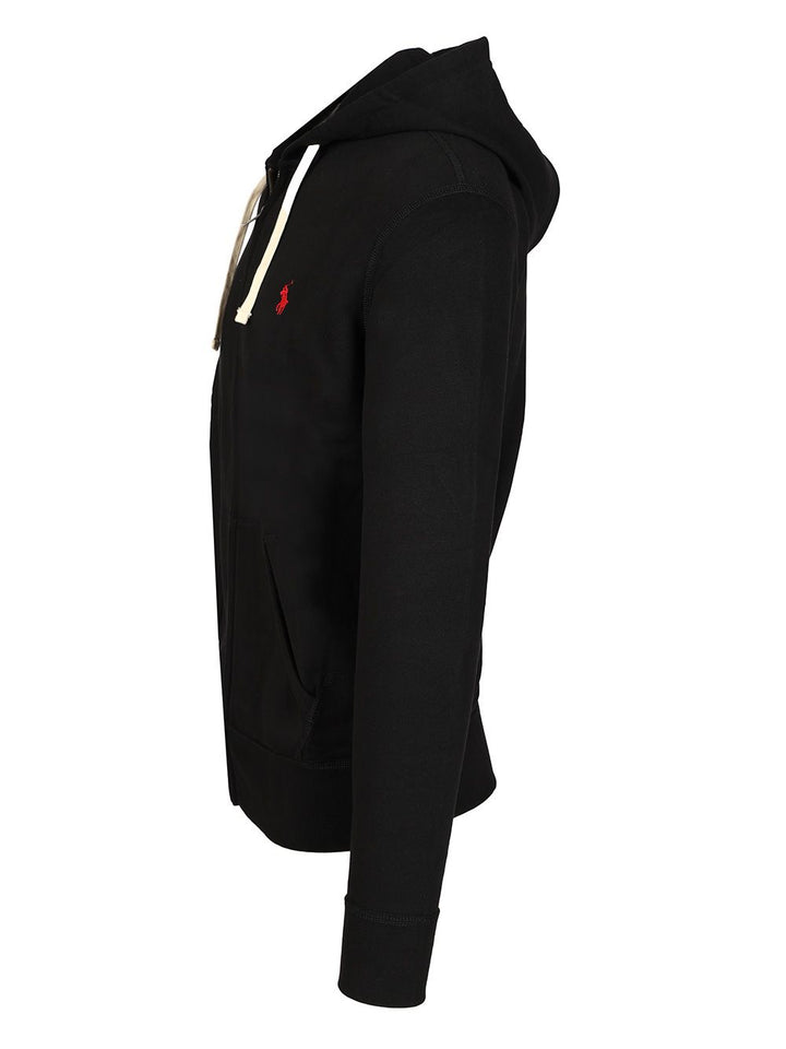 Polo Ralph Lauren Cotton Blend Hoodie Sweatshirts - Black | 388c67b093ffec074578443e2291a554a6c826d8