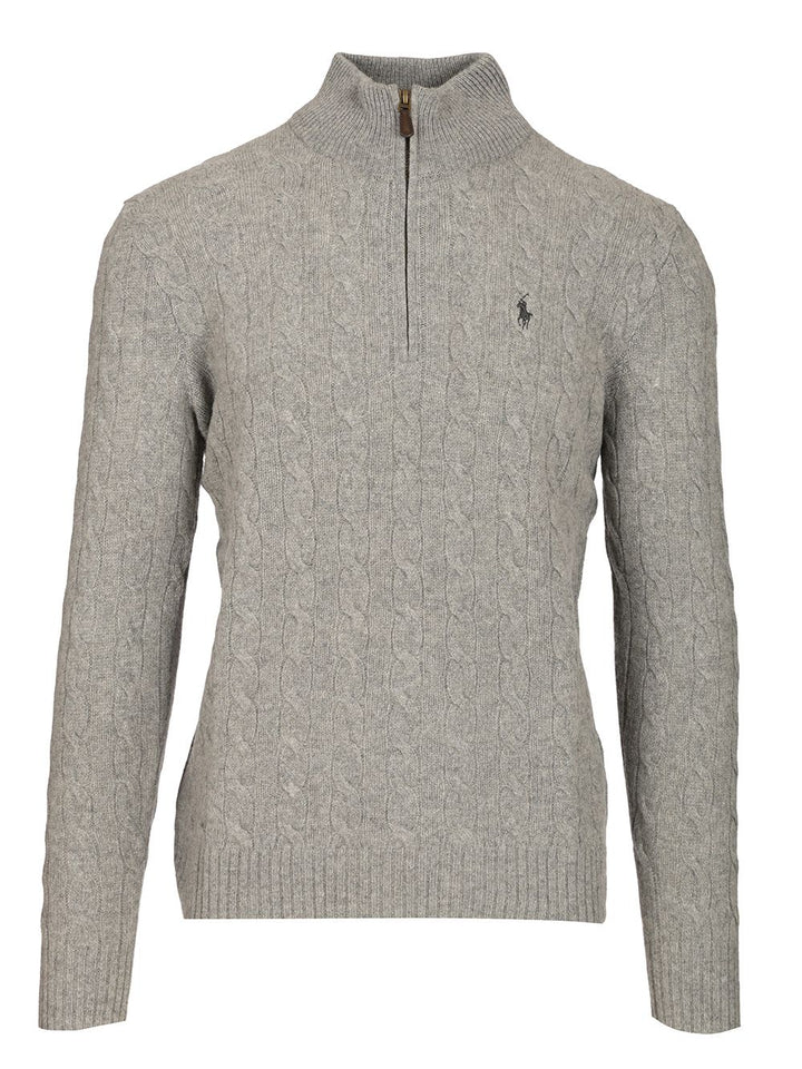 Polo Ralph Lauren Half-Zip Sweater Knitwear - Grey | bba76ffab68c85354d86efaa299999963b391521