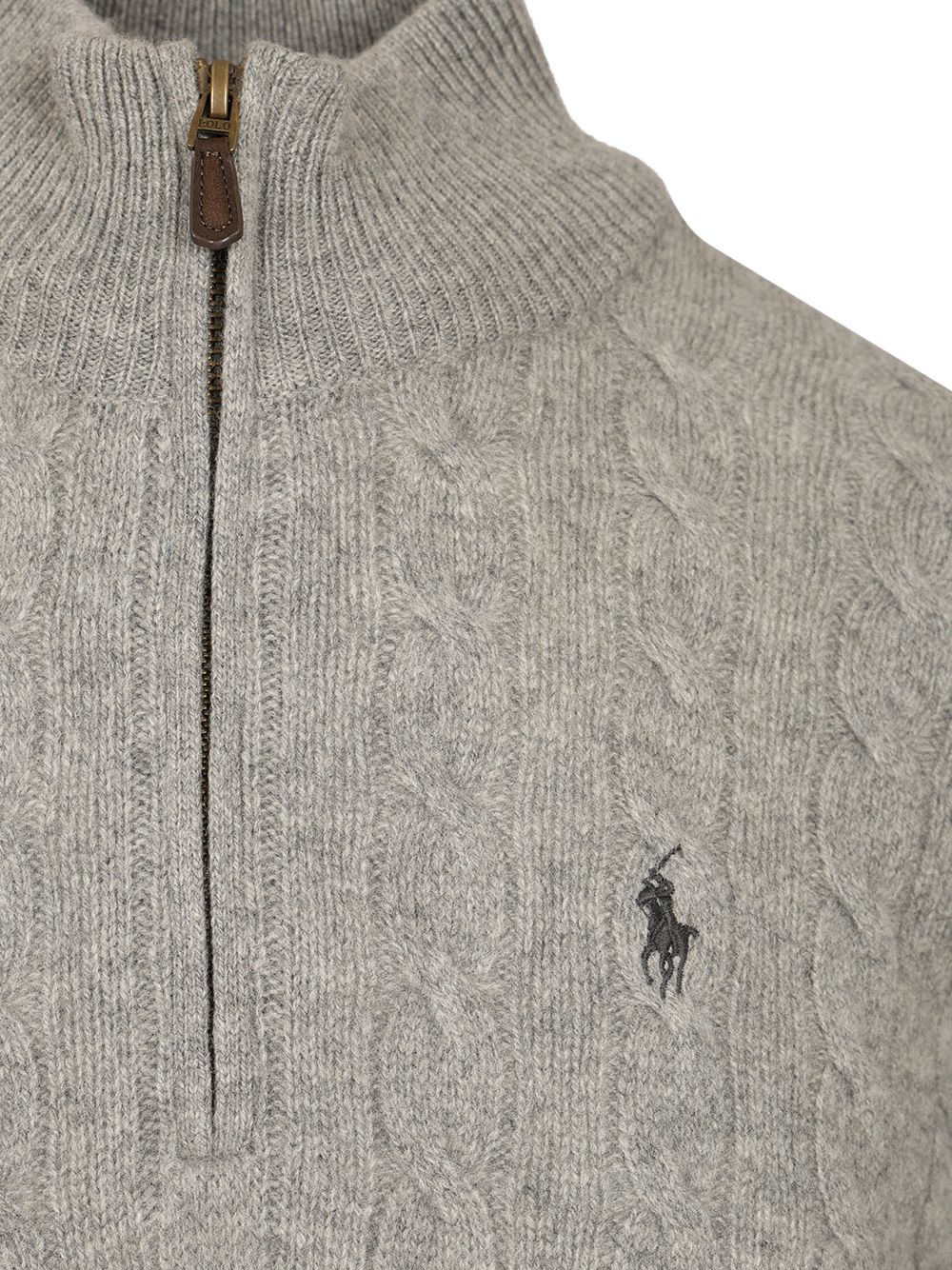 Polo Ralph Lauren Half-Zip Sweater Knitwear - Grey | 0124a2d050c8ac971918fcce2d320e8f3b453a33